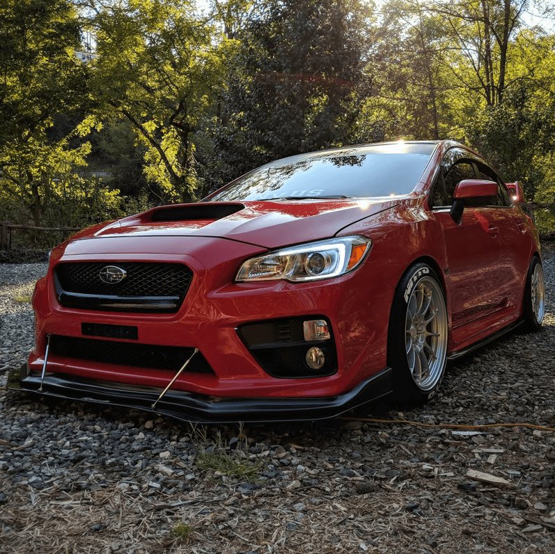 Red Subaru WRX modified-wrx-impreza